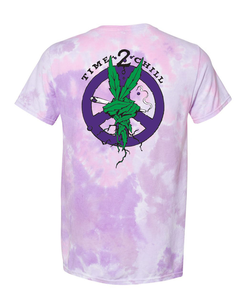Time 2 Chill T-Shirt (Pink Tie Dye)